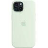 Etui APPLE Silicone Case MagSafe do iPhone 15 Pastelowa mięta Dominujący kolor Pastelowa mięta