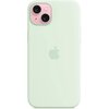 Etui APPLE Silicone Case MagSafe do iPhone 15 Plus Pastelowa mięta Seria telefonu iPhone