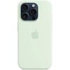 Etui APPLE Silicone Case MagSafe do iPhone 15 Pro Pastelowa mięta Seria telefonu iPhone