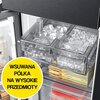 Lodówka SAMSUNG RF65DG9H0EB1EO Side by Side AI FamilyHub No Frost 183cm Grafitowa stal Podajnik wody Kostkarka Sterowanie Elektroniczne
