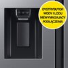 Lodówka SAMSUNG RS64DG5303S9EO Side by Side AI No Frost 178cm Stal szczotkowana Kostkarka Podajnik wody Położenie zamrażarki Side by Side