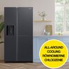 Lodówka SAMSUNG RH64DG53R3B1EO Side by Side AI No Frost 178cm Podajnik wody Kostkarka Grafitowa stal Liczba drzwi 3