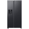 Lodówka SAMSUNG RS64DG53M3B1EO Side by Side AI No Frost 178cm Grafitowa stal Kostkarka Podajnik wody Kompresor inwerterowy Tak