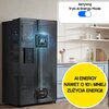 Lodówka SAMSUNG RH65DG54M3B1EO Side by Side AI No Frost 178cm  Podajnik wody Kostkarka Grafitowa stal Roczne zużycie prądu 344 kWh = 395.6 zł