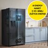 Lodówka SAMSUNG RS65DG54M3B1EO Side by Side AI No Frost 178cm Grafitowa stal Podajnik wody Kostkarka Roczne zużycie prądu 345 kWh = 396.75 zł