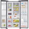 Lodówka SAMSUNG RS65DG54M3B1EO Side by Side AI No Frost 178cm Grafitowa stal Podajnik wody Kostkarka Pojemność [l] 417 chłodziarka + 218 zamrażarka