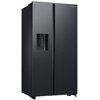 Lodówka SAMSUNG RS65DG54M3B1EO Side by Side AI No Frost 178cm Grafitowa stal Podajnik wody Kostkarka Sterowanie Elektroniczne