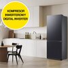 Lodówka SAMSUNG RB50DG602EB1EO Combi Max AI No Frost 192cm Grafitowa stal Położenie zamrażarki Na dole