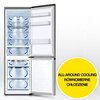 Lodówka SAMSUNG RB50DG602ES9EO Combi Max AI No Frost 192cm Inox Położenie zamrażarki Na dole