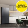 Lodówka SAMSUNG RF65DG960ESGEO Side by Side AI No Frost 183cm Grafitowa stal z połyskiem Podajnik wody Kostkarka Położenie zamrażarki Side by Side