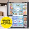 Lodówka SAMSUNG RF65DG960ESGEO Side by Side AI No Frost 183cm Grafitowa stal z połyskiem Podajnik wody Kostkarka Kolor / wykończenie frontu Grafitowa stal z połyskiem