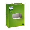 Kinkiet zewnętrzny PHILIPS Hedgehog 1733787PN Szary Źródło światła w zestawie Nie