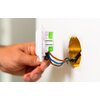 Włącznik ścienny SHELLY Wallswitch4White Biały Liczba gniazd Poczwórne
