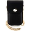 Torba HELLO KITTY Leather Metal Logo Chain Czarny