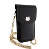 Torba HELLO KITTY Leather Metal Logo Chain Czarny Dominujący kolor Czarny
