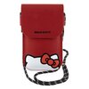 Torba HELLO KITTY Leather Hiding Kitty Cord Czerwony Seria telefonu Uniwersalny