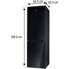 Lodówka INDESIT LI8 SN2E K 1 No Frost 188.9cm Czarna Kolor / wykończenie frontu Czarny