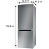 Lodówka INDESIT LI6 S2E S 158.8cm Srebrna Kolor producenta Srebrny