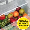 Lodówka INDESIT SI6 2 S EU 167cm Srebrna Roczne zużycie prądu 113 kWh = 129.95 zł