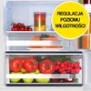 Lodówka AMICA FK3776.2DFZHC No frost 200cm Czarna Roczne zużycie prądu 157 kWh = 180.55 zł