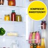 Lodówka AMICA FK3776.2DFZHC No frost 200cm Czarna Kolor producenta Czarny/Inox
