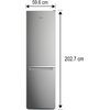 Lodówka WHIRLPOOL W7X 94A OX 1 No Frost 202.7cm Inox Funkcje dodatkowe Oświetlenie LED