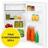 Lodówka AMICA FM135.4 82.1cm Biała Kolor producenta Biały