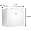 Lodówka AMICA FM050.4(E) 49.6cm Biała Kolor / wykończenie frontu Biały