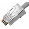 Wtyk QOLTEC 54547 Przelotowy, Kategoria 5e, Pozłacane styki (10 szt.)