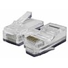 Wtyk QOLTEC 54547 Przelotowy, Kategoria 5e, Pozłacane styki (10 szt.) Wysokość [mm] 18
