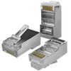 Wtyk QOLTEC 54557 Modularny, Kategoria 6, Pozłacane styki (10 szt.)