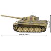 Klocki plastikowe COBI Historical Collection World War II Panzer VI Tiger I NO131 COBI-2588 Wymiary opakowania [mm] 450 x 305 x 70