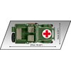 Klocki plastikowe COBI Historical Collection World War II Medical Willys MB COBI-2806 Wymiary opakowania [mm] 400 x 305 x 90