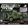 Klocki plastikowe COBI Historical Collection World War II Medical Willys MB COBI-2806 Wiek 6+