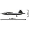 Klocki plastikowe COBI Armed Forces Lockheed F-22 Raptor COBI-5855 Rodzaj Klocki konstrukcyjne