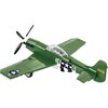 Klocki plastikowe COBI Historical Collection World War II P-51D Mustang COBI-5860 Materiał Plastik