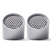 Magnetyczny głośnik mobilny LEXON Ray Speaker LA132RA3 Srebrny (2szt.) Złącza USB-C