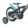 Rower dziecięcy TOIMSA Blue Ice 12 cali dla chłopca Czarno-niebieski Rozmiar koła [cal] 12