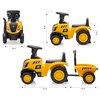 Jeździk MILLY MALLY Tractor Cat Materiał kółek Plastik