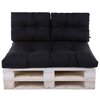 Poduszka paletowa na oparcie PATIO Termi D002-07PB Antracytowy Grubość [cm] 12