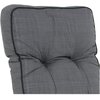 Poduszka na fotel PATIO Lena H024-07PB Antracytowo-szary Materiał Poliester