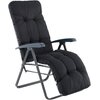 Poduszka na fotel PATIO Lena D002-07PB Czarny Materiał Bawełna