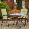 Poduszka na krzesło ogrodowe PATIO Szafir D005-02DB Zielony Grubość [cm] 5.5