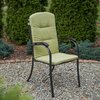 Poduszka na krzesło ogrodowe PATIO Szafir D005-02DB Zielony Materiał Akryl