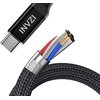 Kabel USB-C - Lightning INVZI CTL2M MFI 2m Czarny Rodzaj Kabel