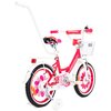 Rower dziecięcy GERMINA BMX 16 cali dla dziewczynki Różowy Rozmiar koła [cal] 16