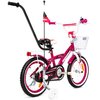 Rower dziecięcy GERMINA BMX 16 cali dla dziewczynki Fuksja Rozmiar koła [cal] 16