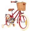 Rower dziecięcy GERMINA Vintage 16 cali dla chłopca Czerwony