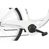 Rower miejski DAWSTAR Citybike S7B 28 cali damski 2024 Biały Wyposażenie Odblaski