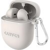 Słuchawki douszne CANYON TWS-6 Wodoodporne Beżowy Transmisja bezprzewodowa Bluetooth